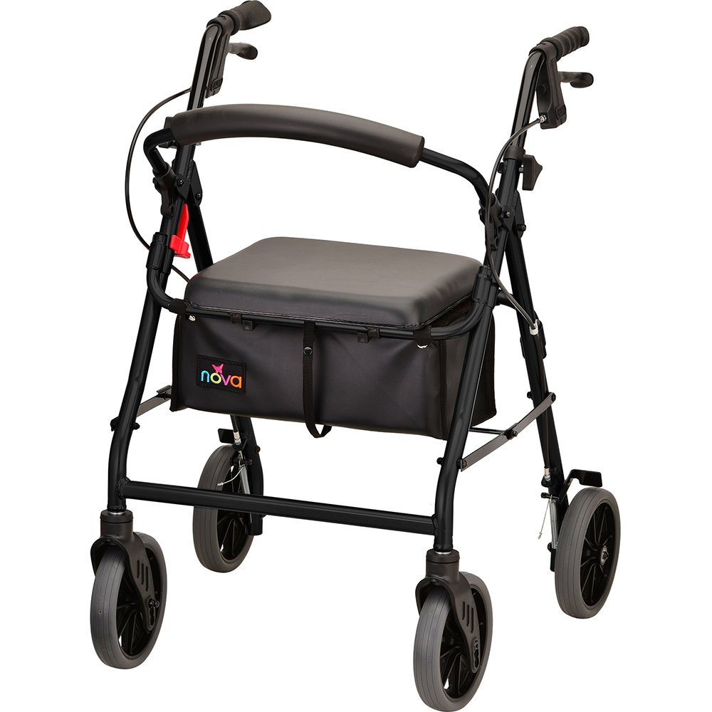Click to view ZOOM 22 ROLLING WALKER BLACK